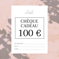 Chèque cadeau 100€