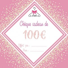 Chèque cadeau 100€