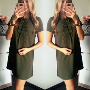 ROBE LACET KAKI