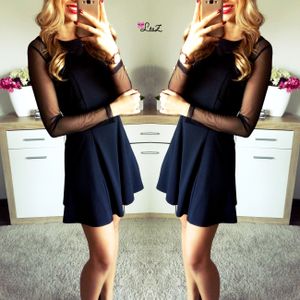 ROBE NOIRE RÉSILLE